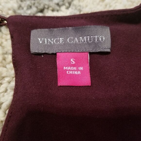 Vince Camuto deep purple long sleeve blouse - Picture 2 of 5